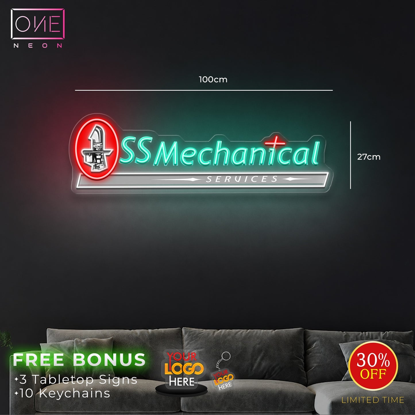 SS MECHANICAL SERVICES | LED Neon Sign