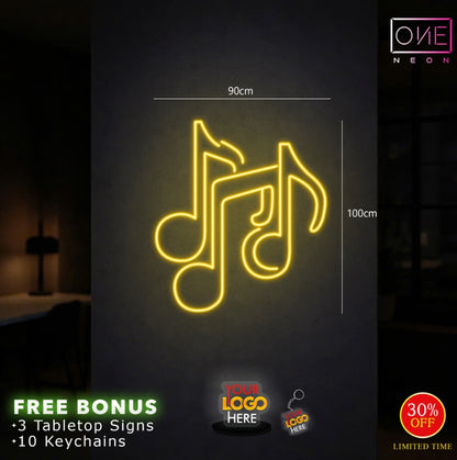 Music note | LED Neon Sign (RGB)