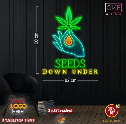 SEEDS DOWN UNDER | LED Neon Sign