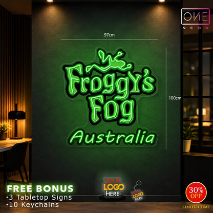 Froggy's Fog | LED Neon Sign (2 signs)