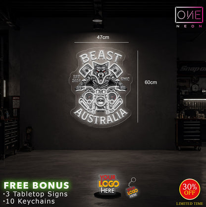 BEAST AUSTRALIA | LED Neon Sign