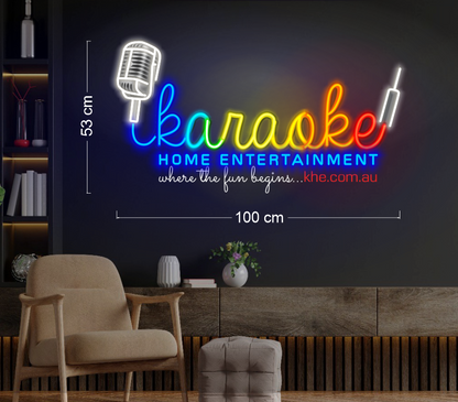 KARAOKE HOME ENTERTAINMENT | LED Neon Sign