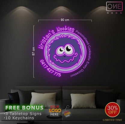 Kistian's Kookies | LED Neon Sign (waterproof)