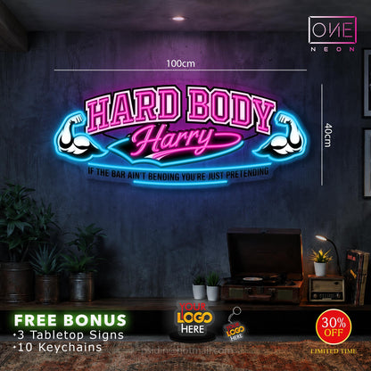 HARD BODY | LED Neon Sign