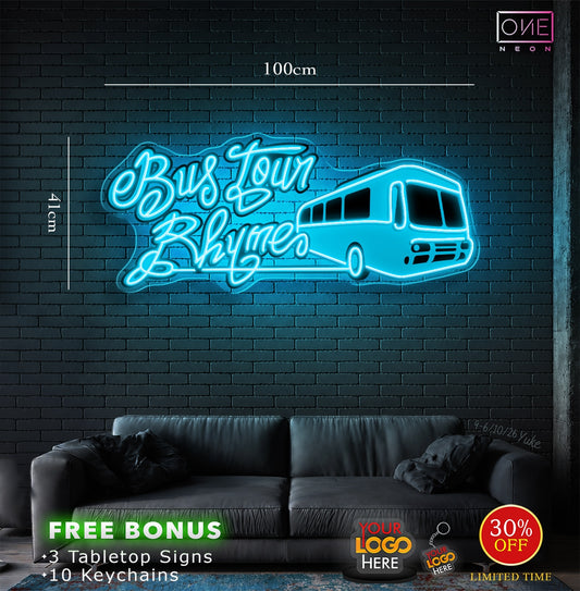 BUS TOUR | LED Neon Sign (WATERPROOF)