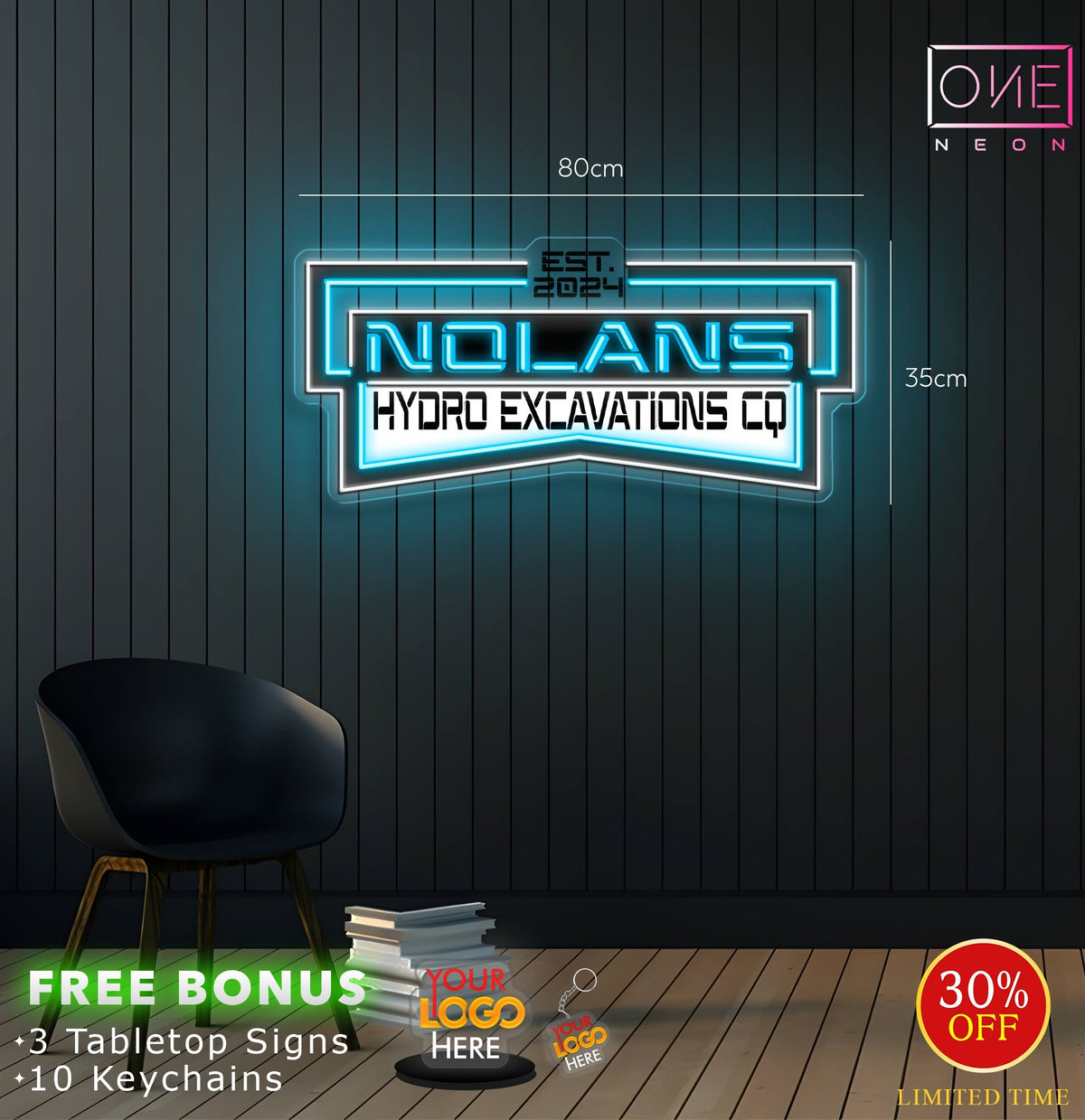 NOLANS HYDRO EXCAVATIONS CO | LED Neon Sign