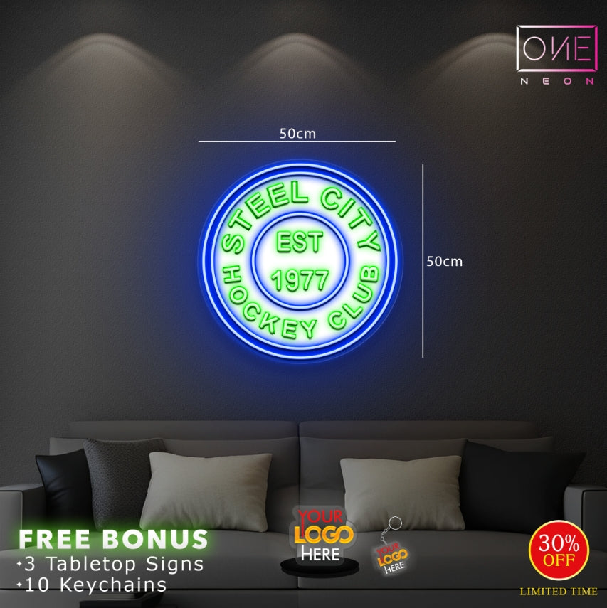 HOCKEY CLUB | LED Neon Sign