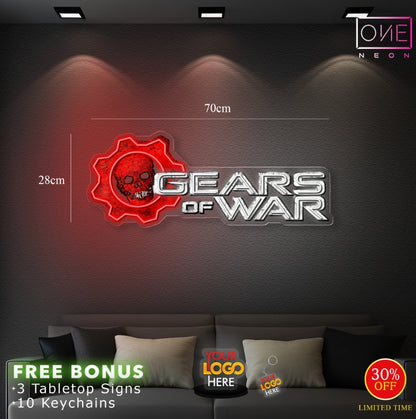 GEARS OF WAR | LED Neon Sign