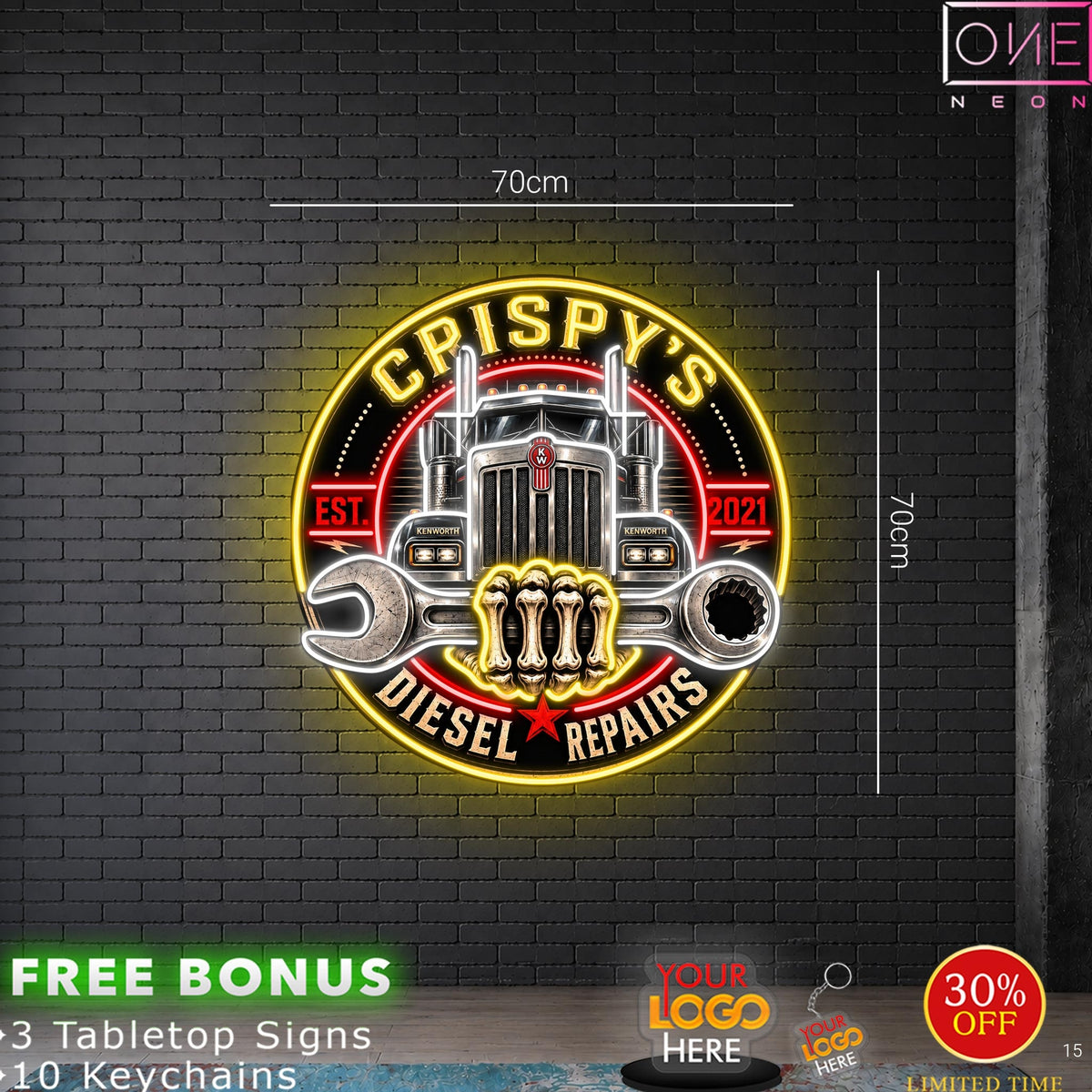 CRISPY'S | LED Neon Sign