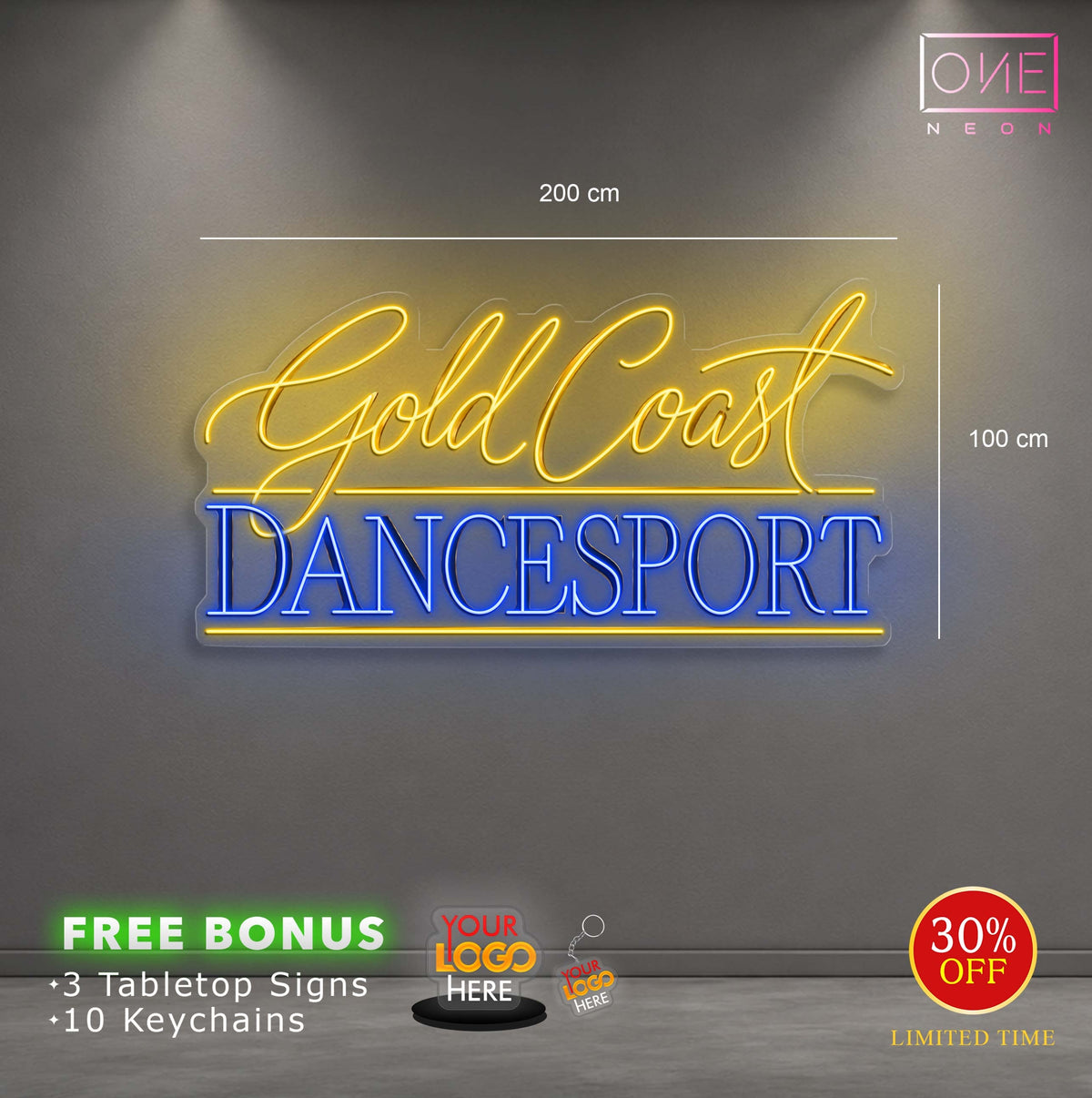 GOLD COAST DANCESPORT | LED Neon Sign
