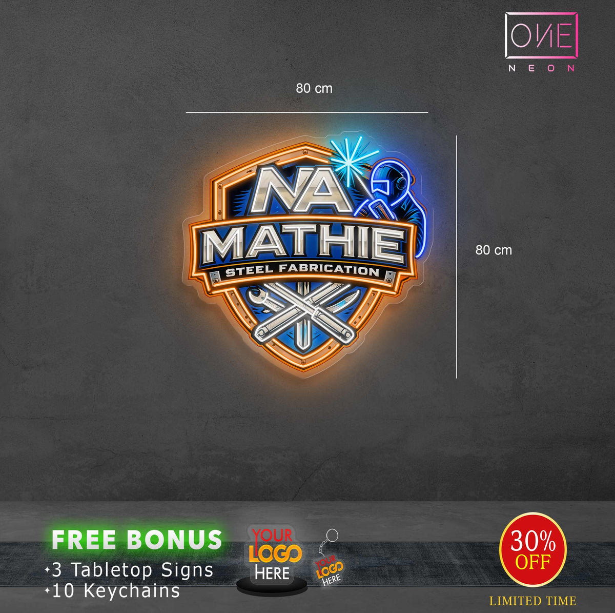 NA MATHIE STEEL FABRICATION | LED Neon Sign