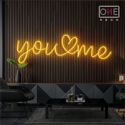 You & Me Led Neon Sign
