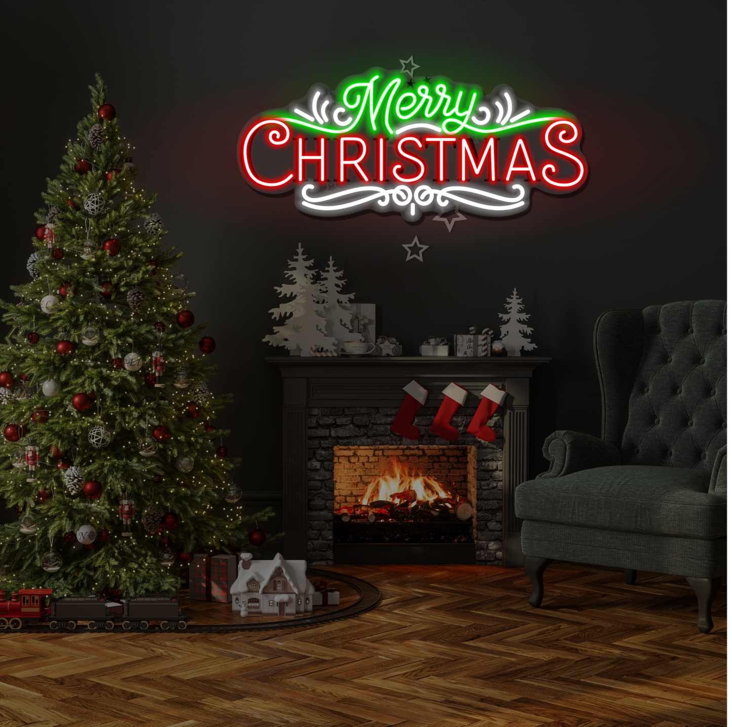 Merry Christmas LED Neon Sign