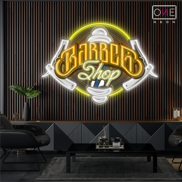 Barber Shop Artwork Led Neon Sign