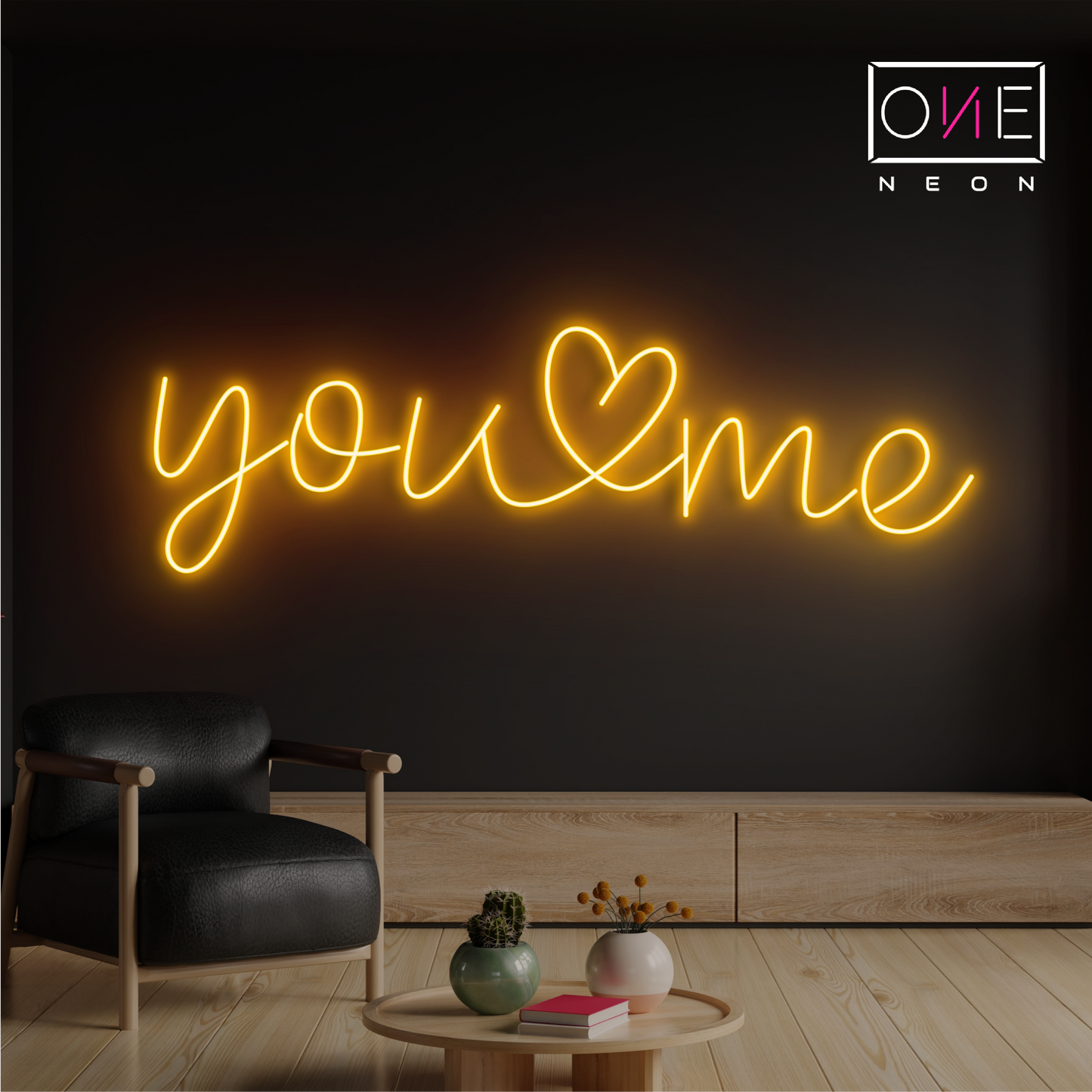 You & Me Led Neon Sign