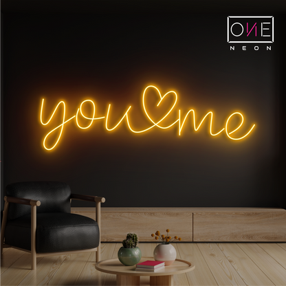 You & Me Led Neon Sign