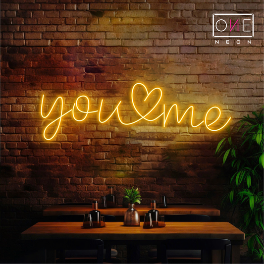 You & Me Led Neon Sign