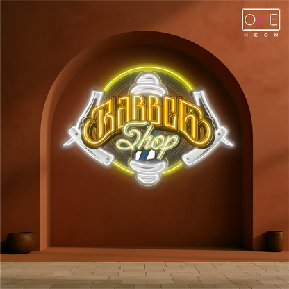 Barber Shop Artwork Led Neon Sign