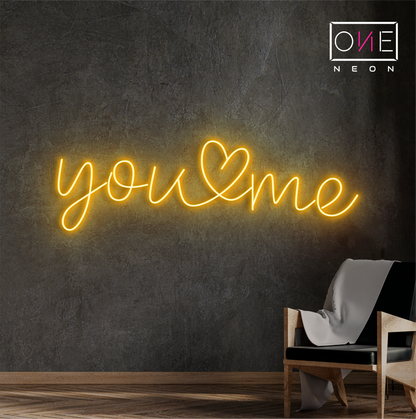You & Me Led Neon Sign