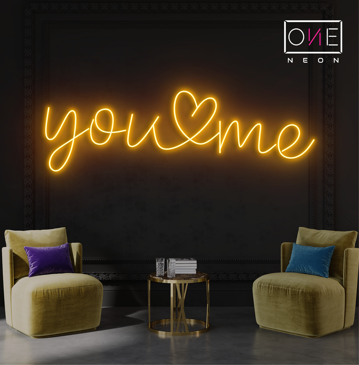 You & Me Led Neon Sign