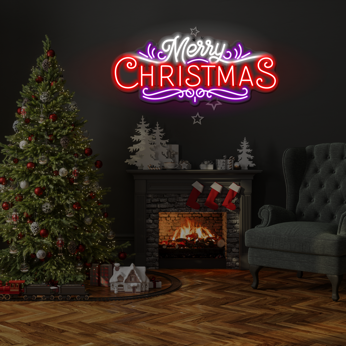 Merry Christmas LED Neon Sign