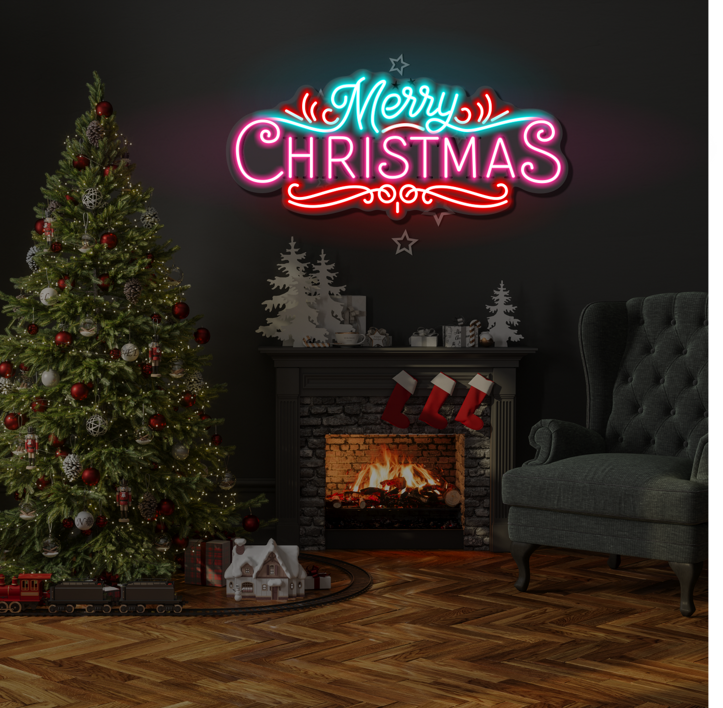 Merry Christmas LED Neon Sign