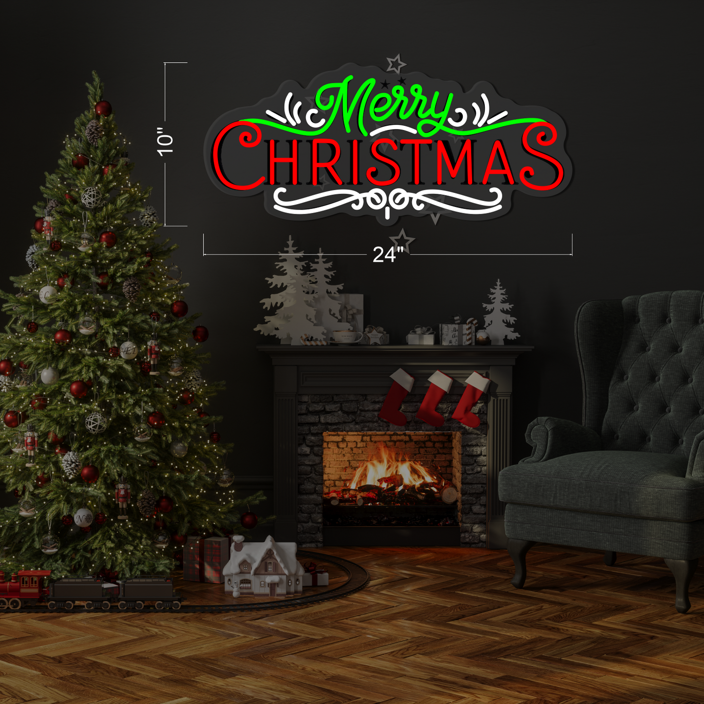 Merry Christmas LED Neon Sign