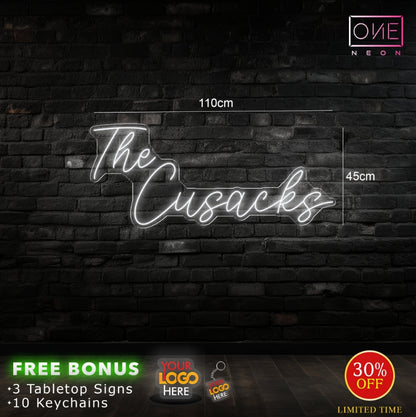 The Cusacks | LED Neon Sign (express shipping)