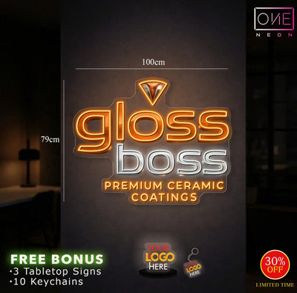 GLOSS BOSS | LED Neon Sign