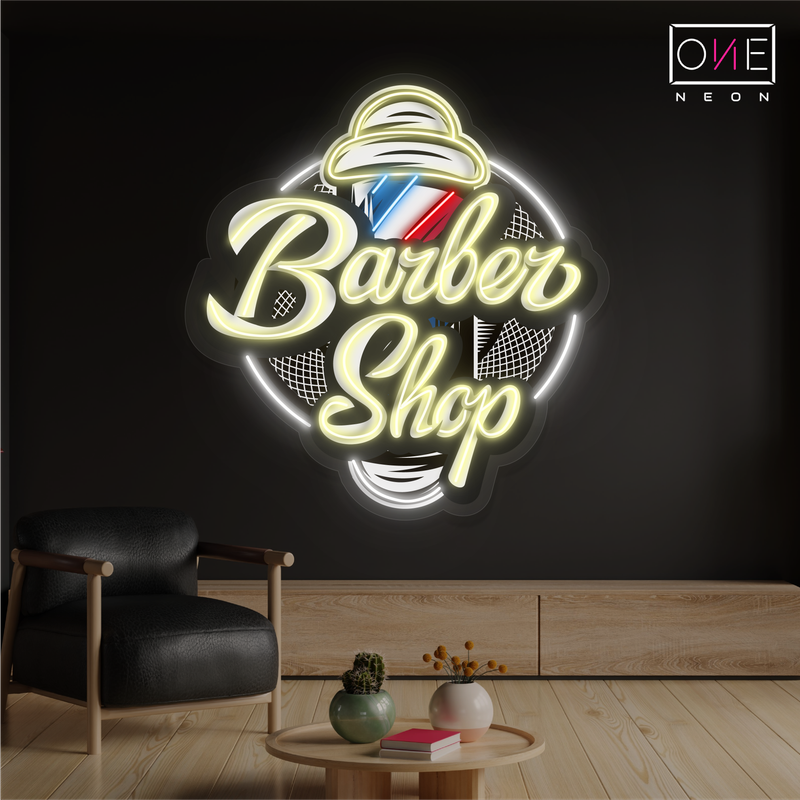 Barber Shop Classic Artwork Led Neon Sign