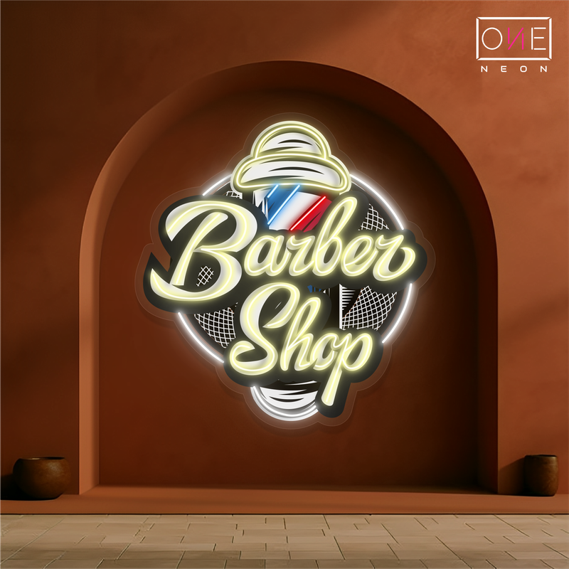 Barber Shop Classic Artwork Led Neon Sign