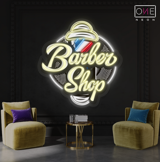 Barber Shop Classic Artwork Led Neon Sign