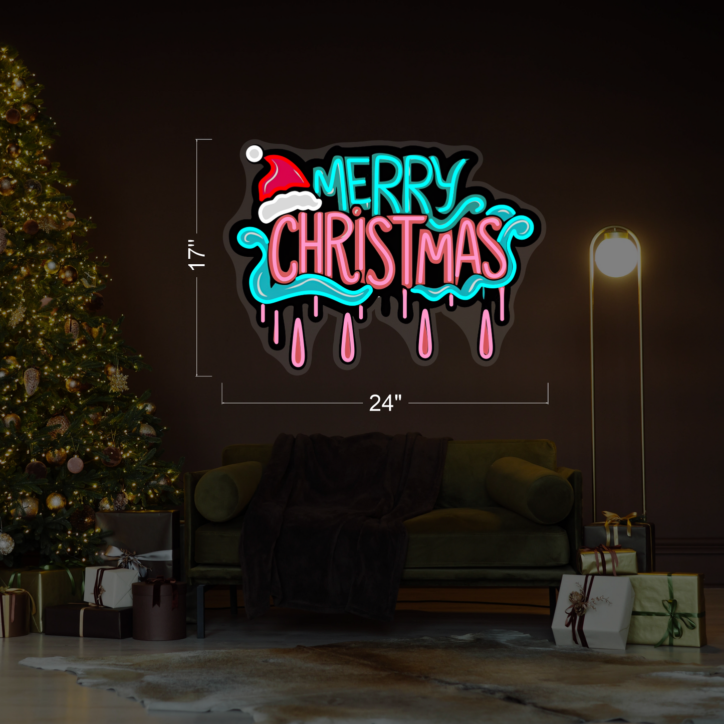Merry Christmas LED Neon Sign