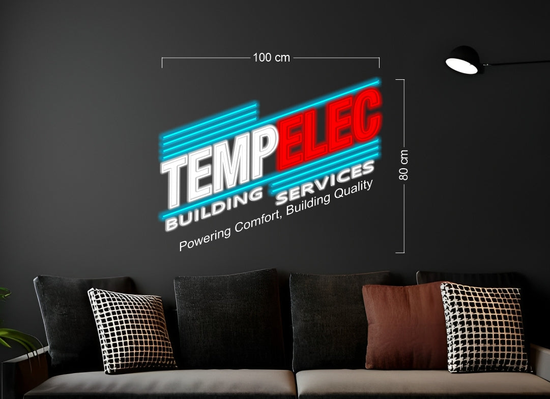 Enseigne au néon LED personnalisée pour entreprise 