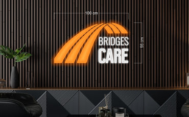 WIDOPH LOGISTICS + BRIDGES CARE + ONLY VAN RENTALS | LED Neon Sign (6 signs)