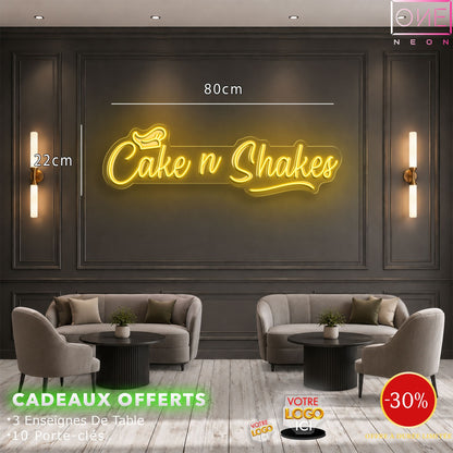 Cake n shakes | LED Neon Sign (2 signs)