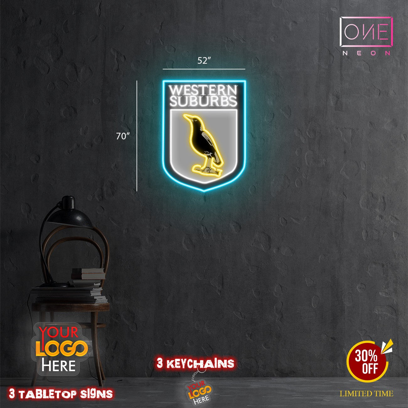 Western Suburbs | LED Neon Sign