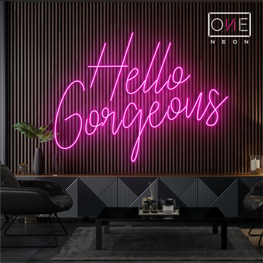Hello Gorgeous Led Neon Sign