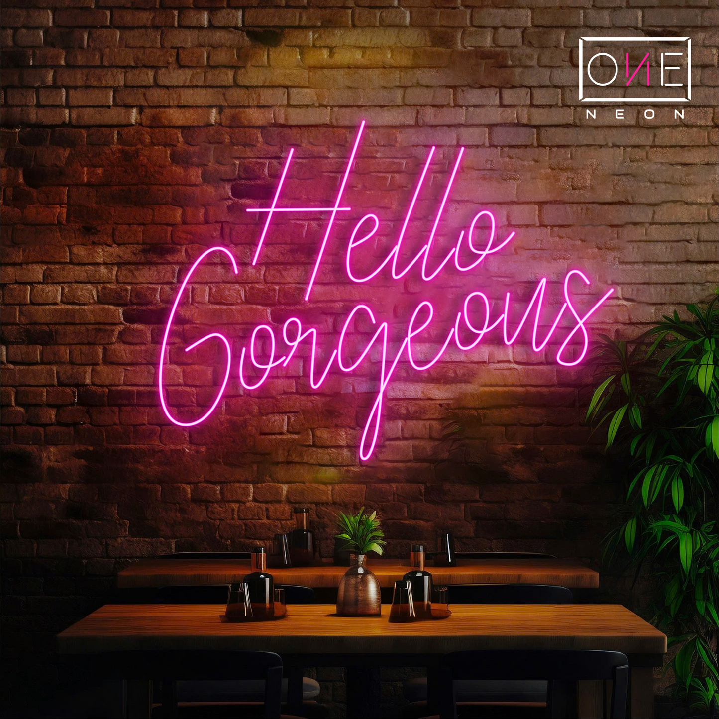 Hello Gorgeous Led Neon Sign