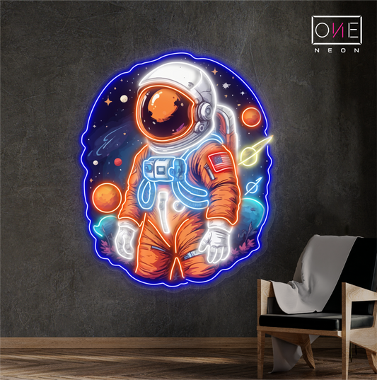 Astral Voyager Artwork Led Neon Sign