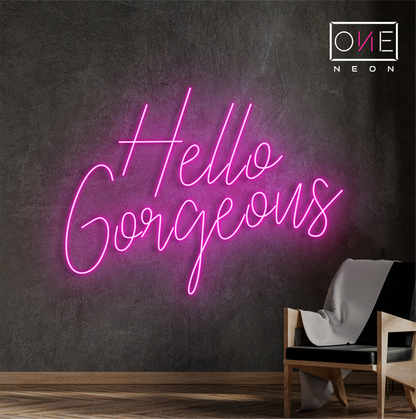Hello Gorgeous Led Neon Sign