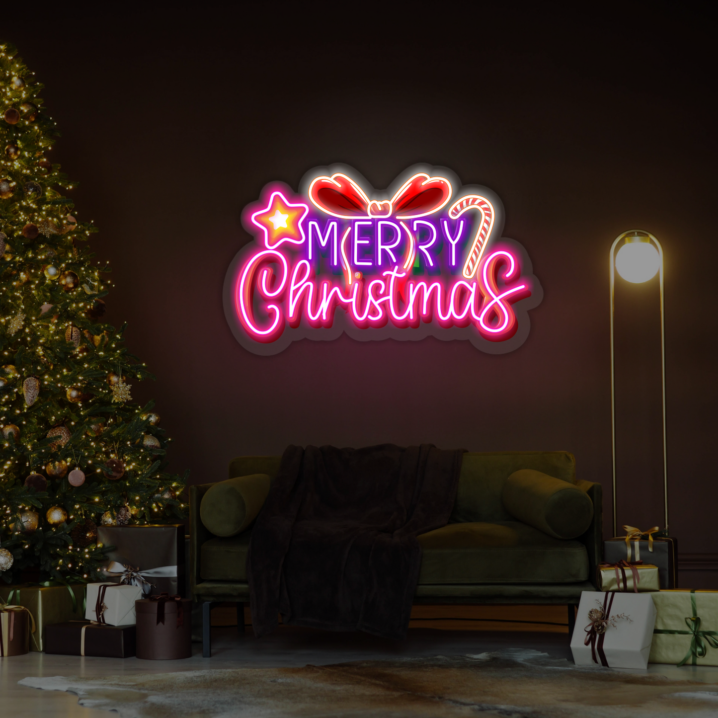 Merry Christmas LED Neon Sign