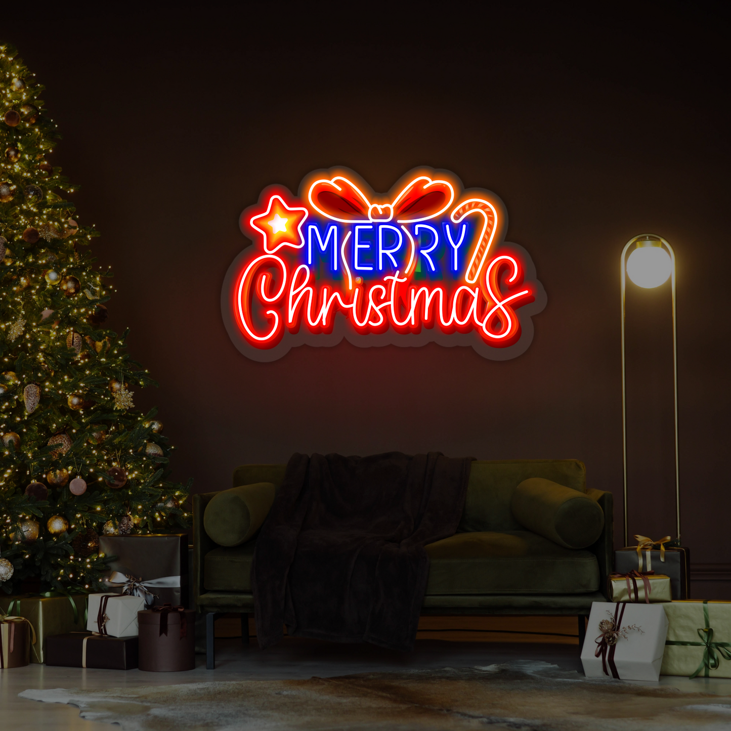 Merry Christmas LED Neon Sign