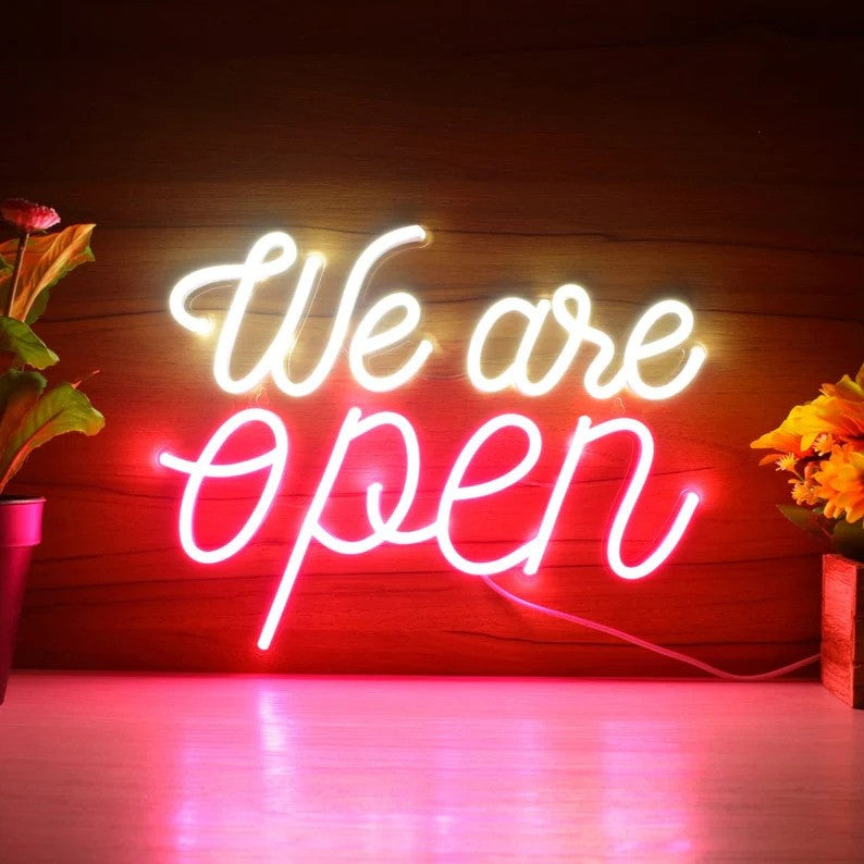 Enseigne au néon LED personnalisée pour entreprise 