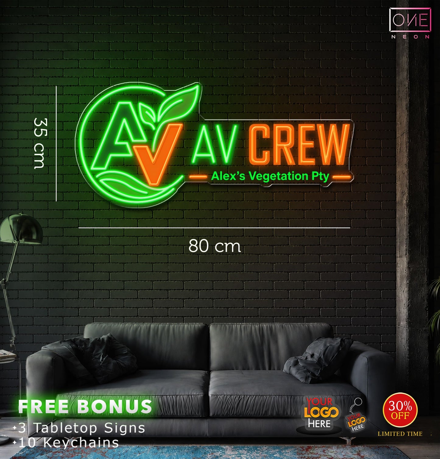 AV CREW + RUTHYS + FISHING | LED Neon Sign (3 signs)
