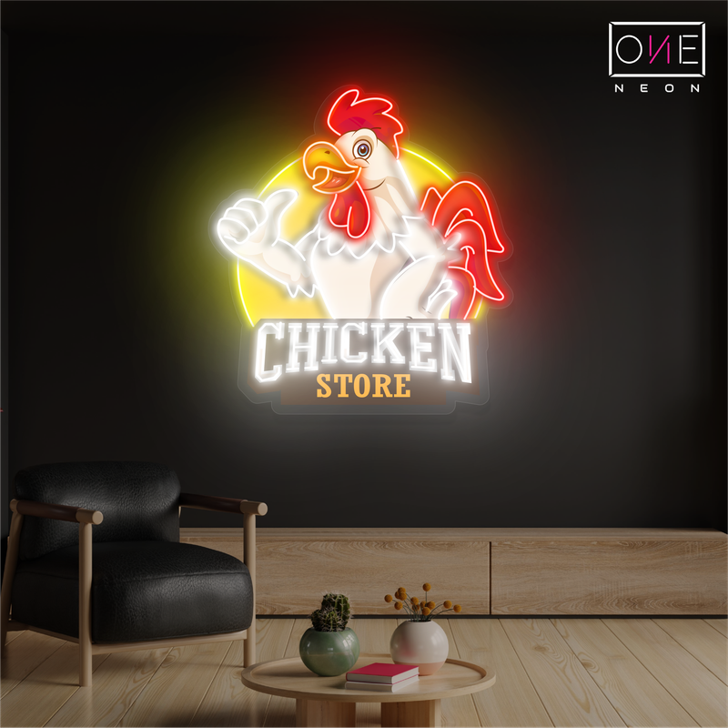 Chicken Store Artwork Led Neon Sign