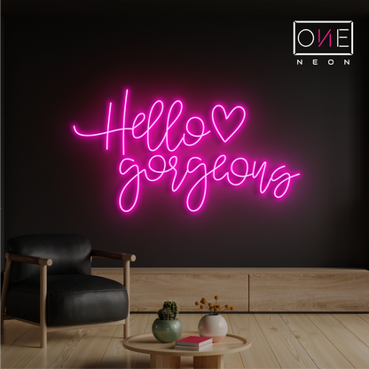Hello Gorgeous Led Neon Sign