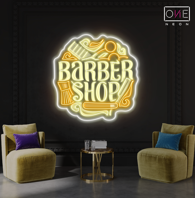 Barber Shop Artwork Led Neon Sign