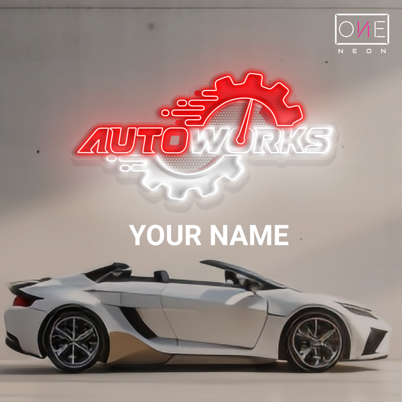 Auto Work Artwork Led Neon Sign