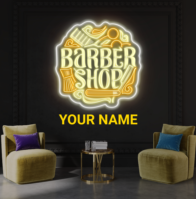 Barber Shop Artwork Led Neon Sign